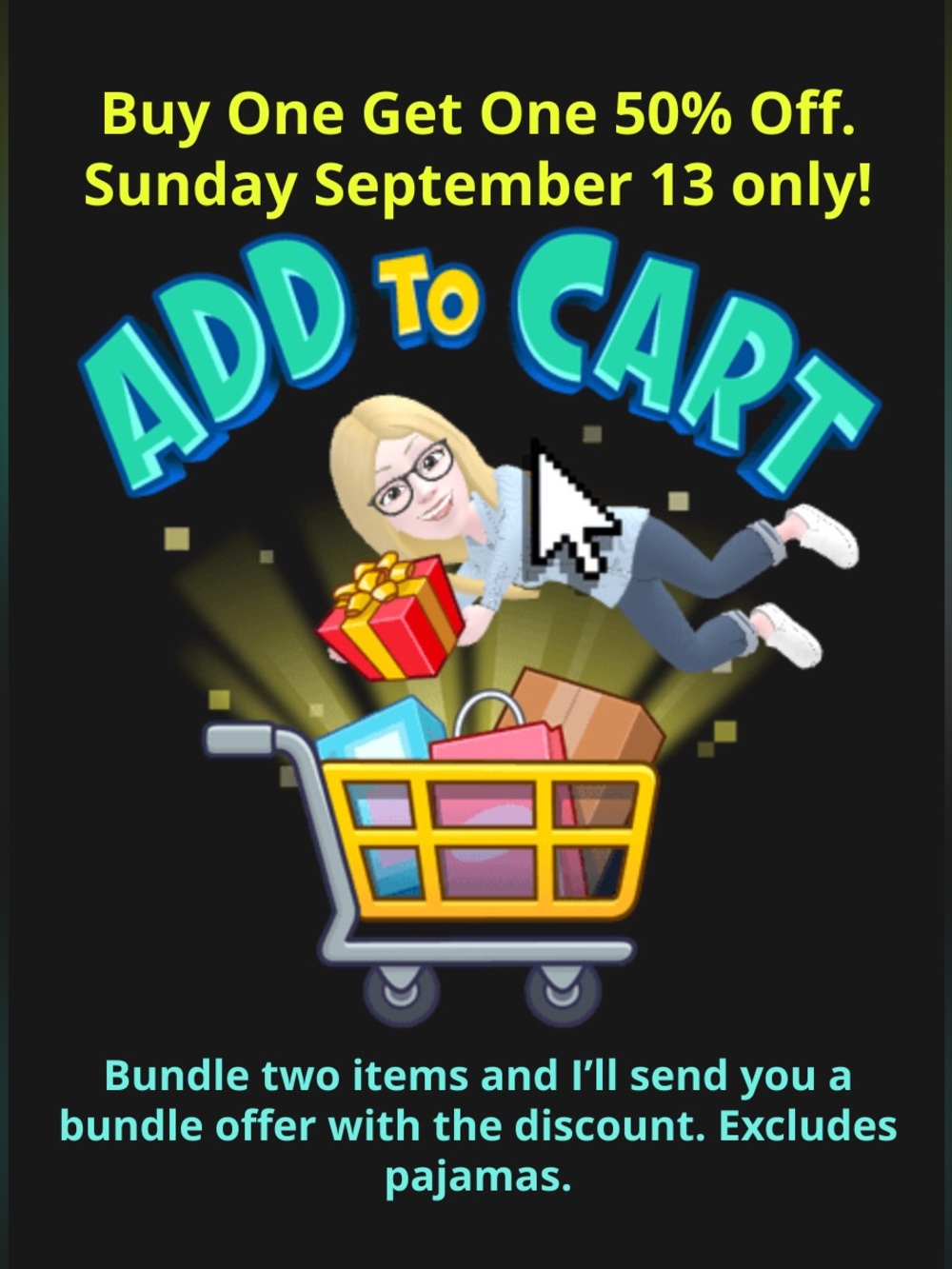 SALE - Buy One Get One 50% Off!